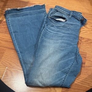 Mossimo Supply Co. Classic Blue Wide Leg Jeans